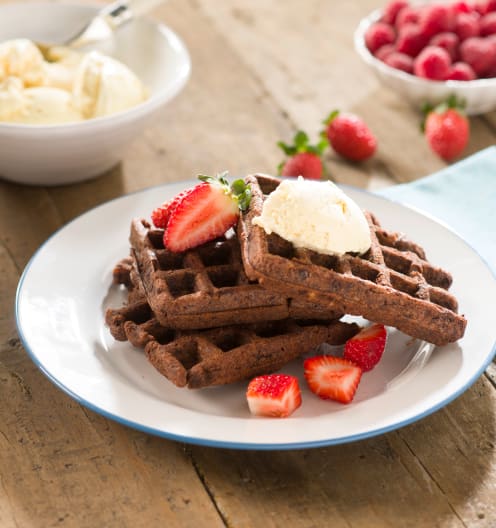 Waffles de chocolate - Thermomix Argentina